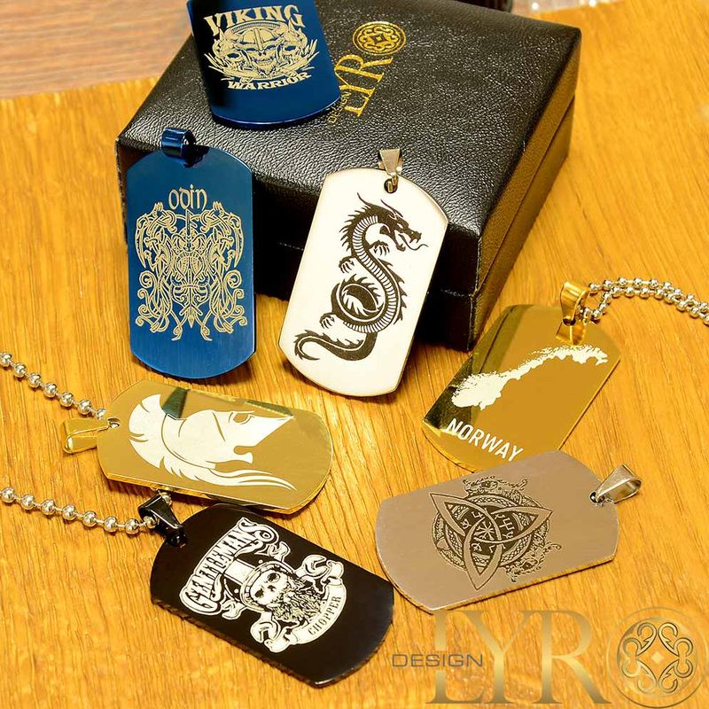  Dogtag med valgfritt motiv